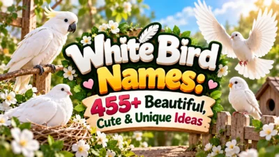 White Bird Names 455+ Beautiful, Cute & Unique Ideas
